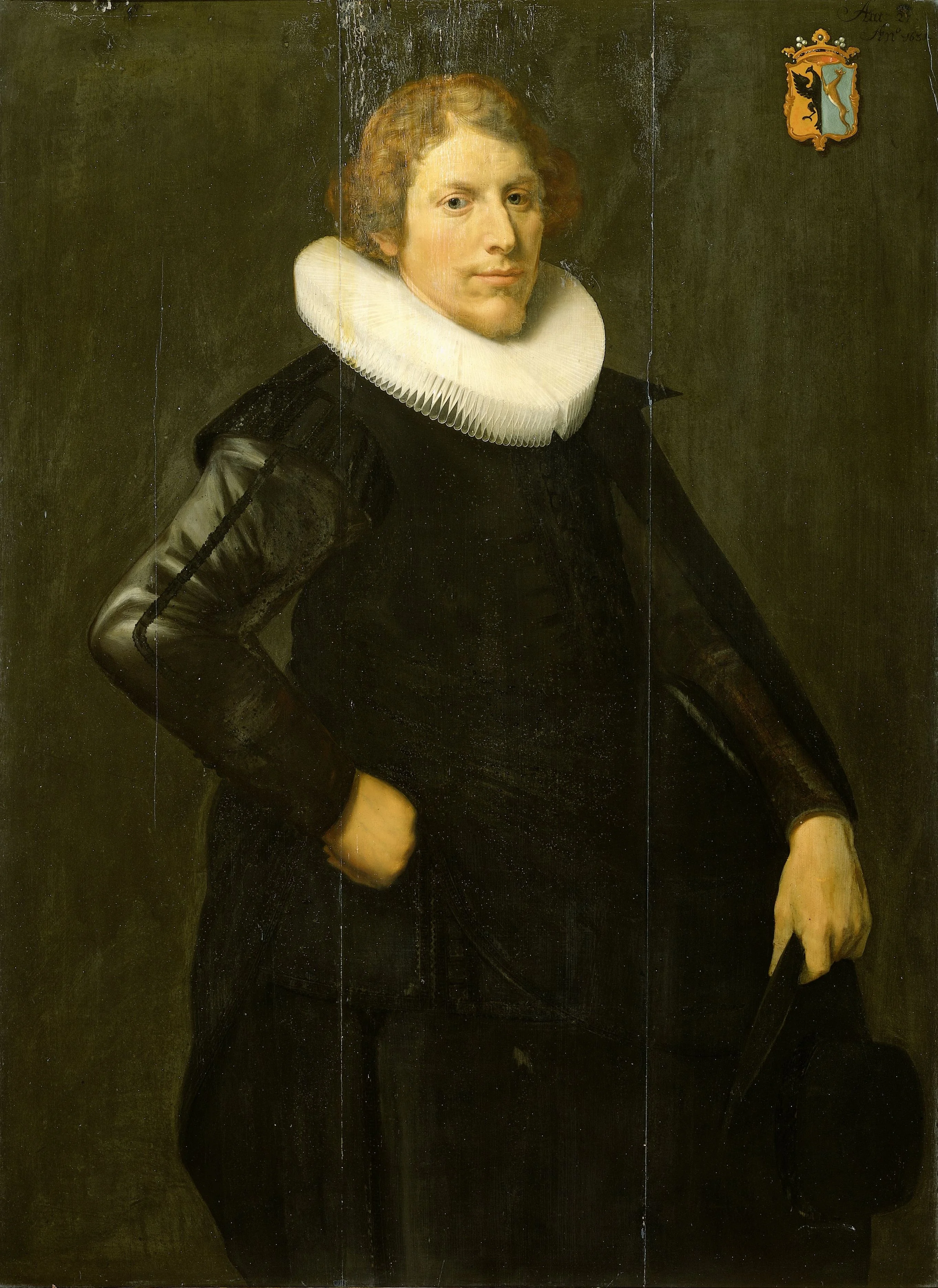 Portrait of Gerrit Ottsz Hinlopen (1603/04-1646), detail
