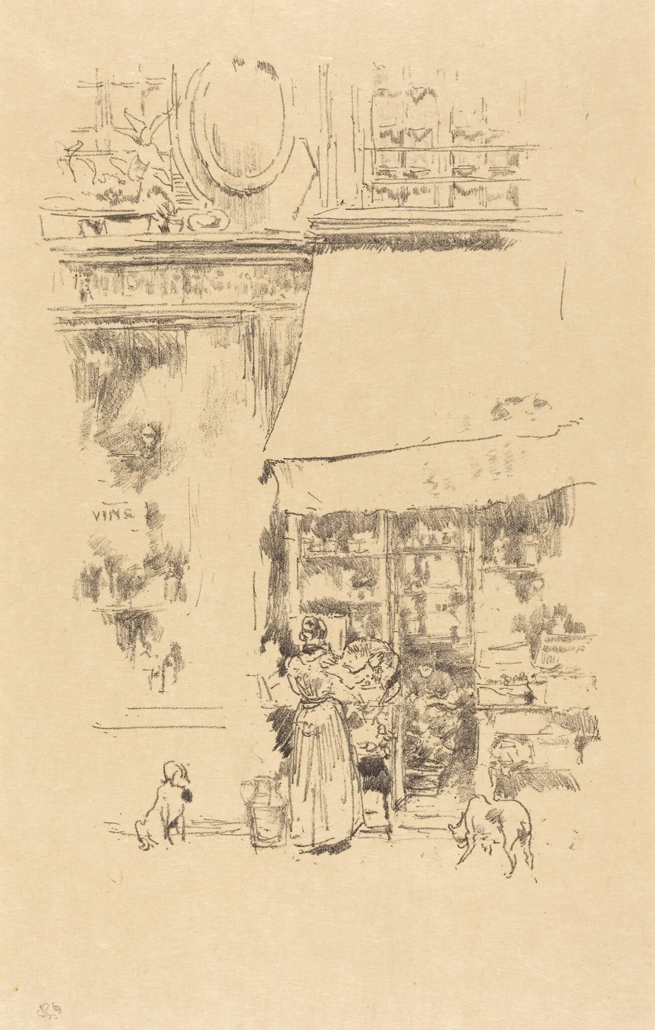 La Fruitière de la rue de Grenelle, detail