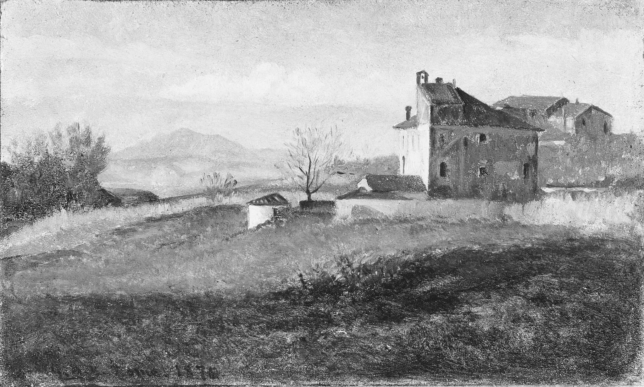 Convent near Rome, detail