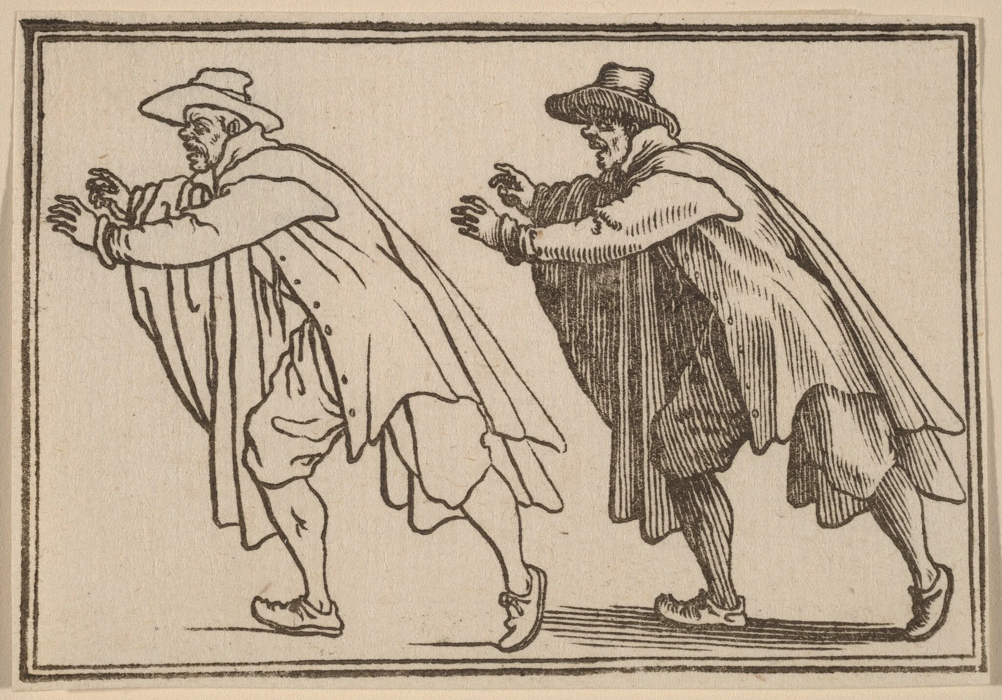 Man Moving Abruptly, detail