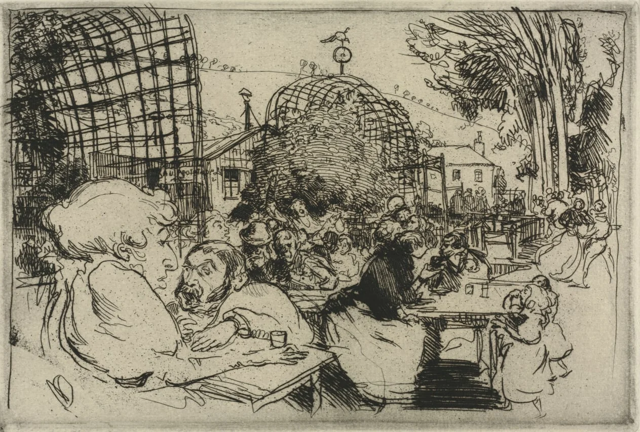 The Two Hunchbacks, detail