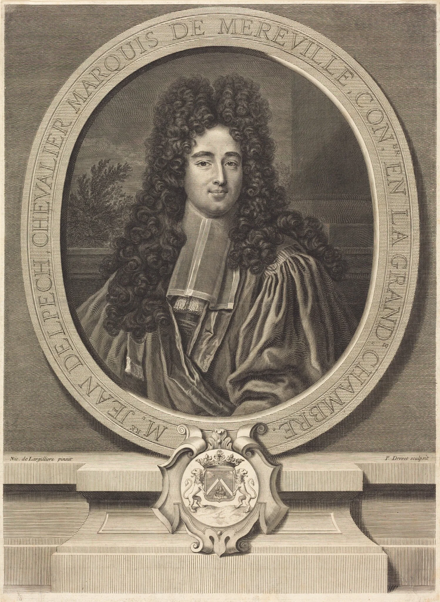 Jean Delpech, Marquis de Méréville, detail