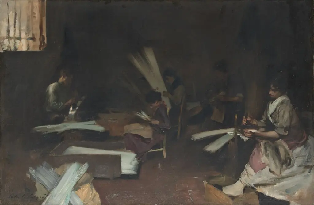 Venetian Glass Workers, by John Singer Sargent, oil, 1890