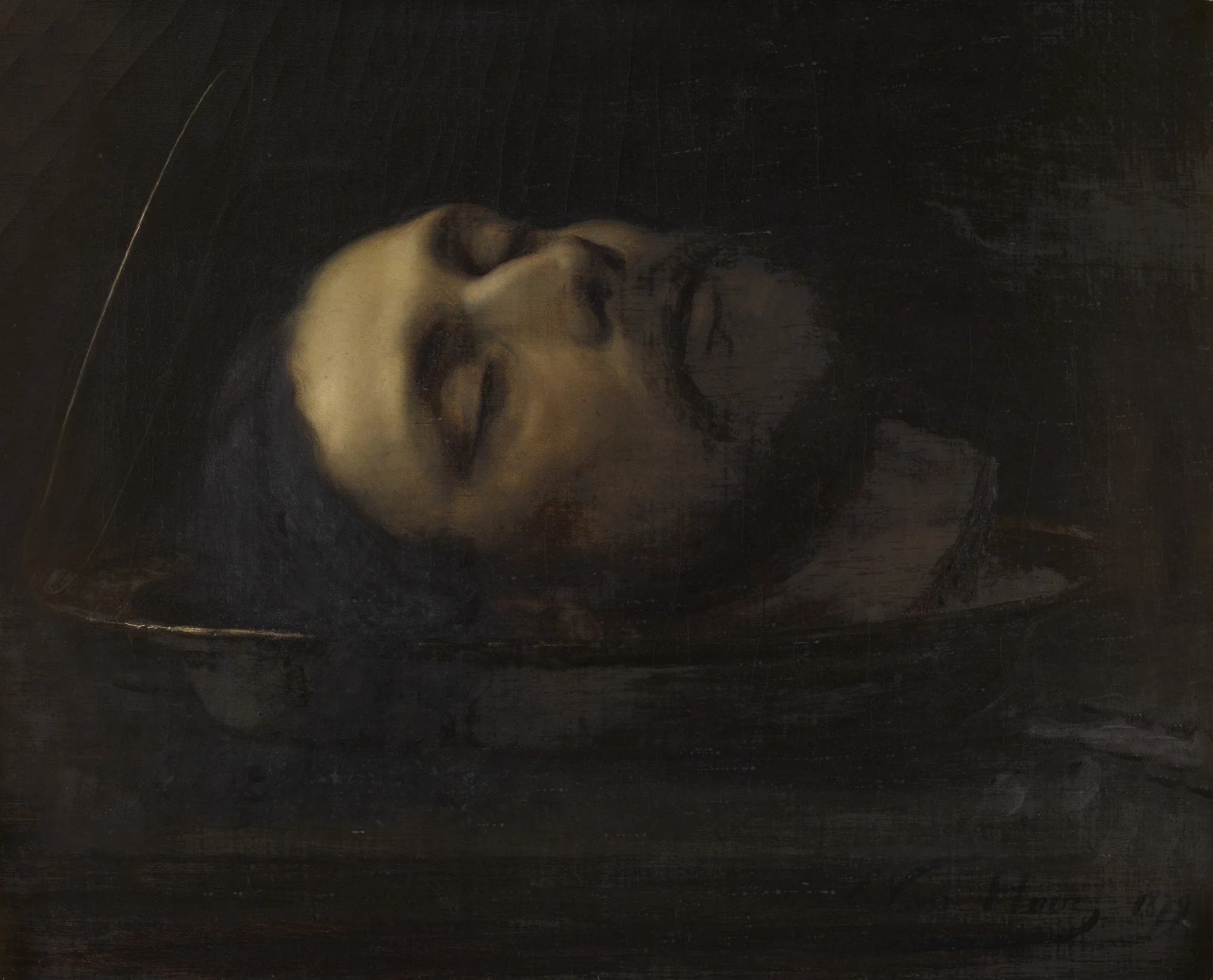 The Head of Saint John the Baptist, detail