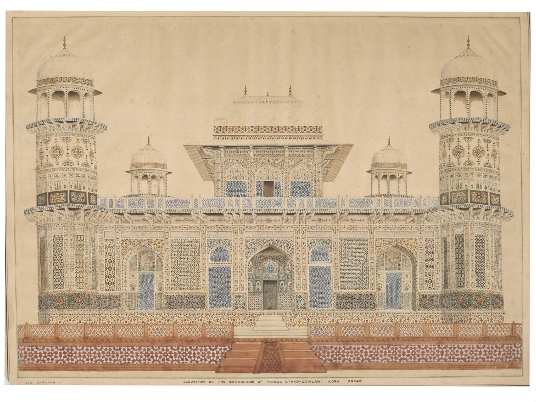 Mausoleum of Itimad ud-Daula., detail