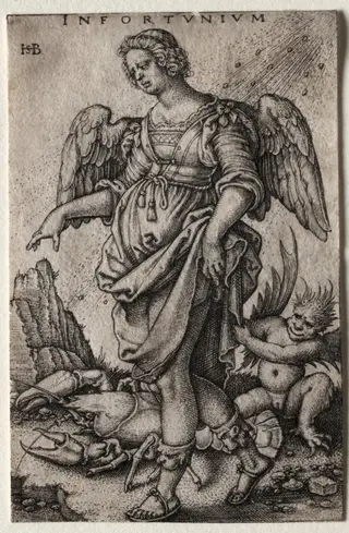 Misfortune, by Sebald Beham, 1541