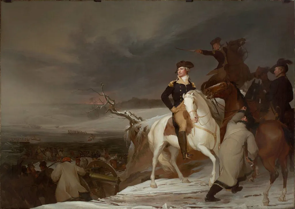 The Passage of the Delaware, by Thomas Sully, oil, 1819