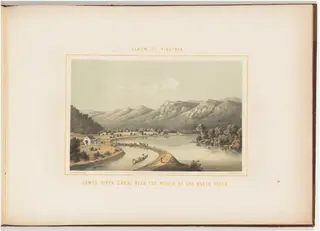 James River Canal, Near the Mouth of the North River, by Edward Beyer, ink, 1857