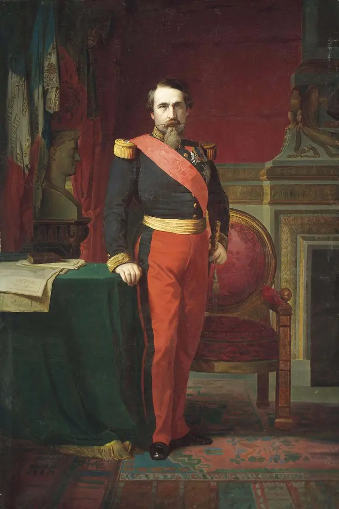 Portrait of Napoleon III, by Hippolyte Flandrin, oil, 1861