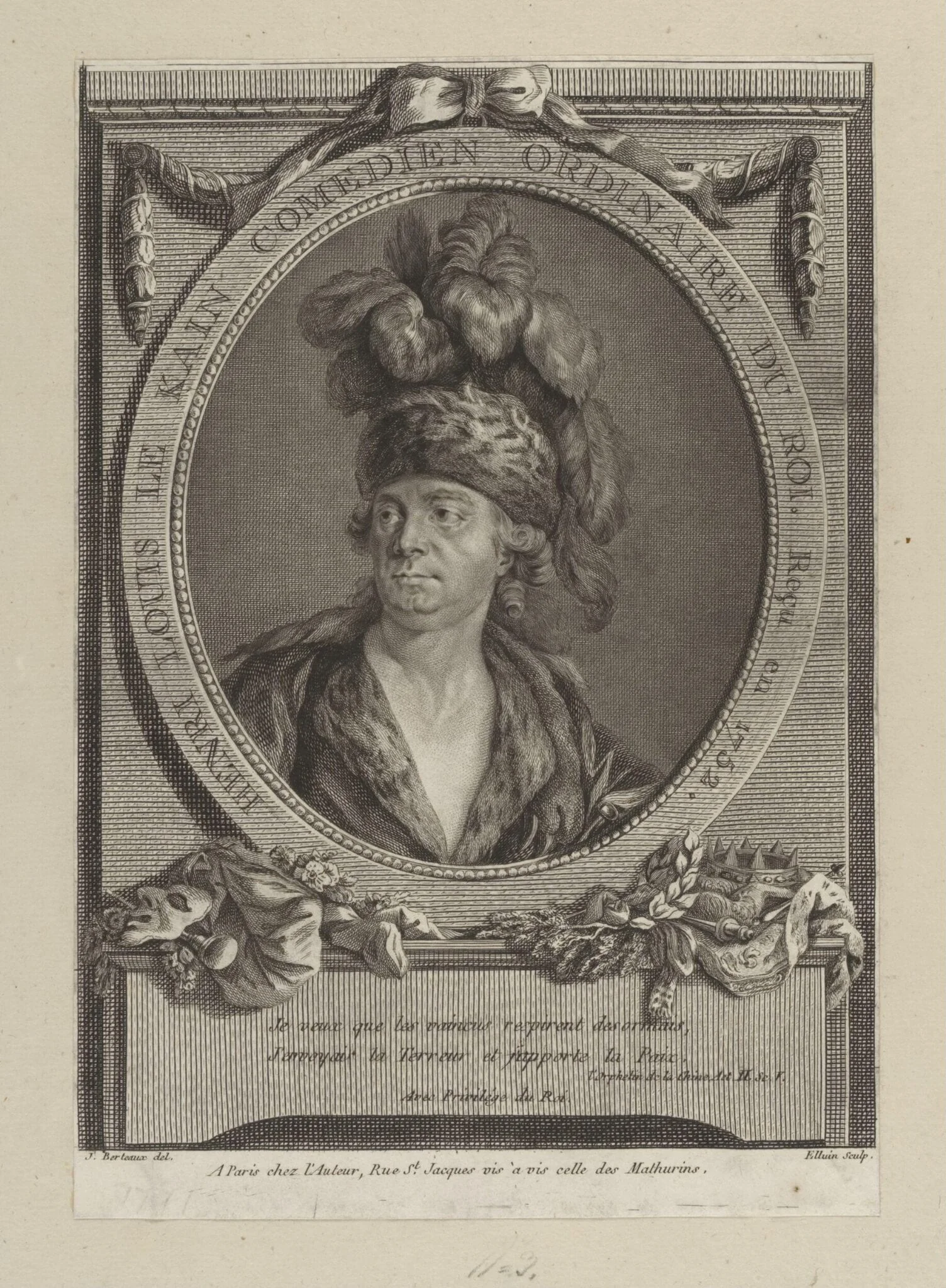 H Beard Print Collection, detail