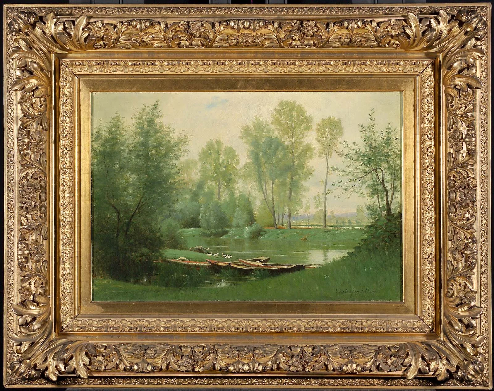 The Seine, detail