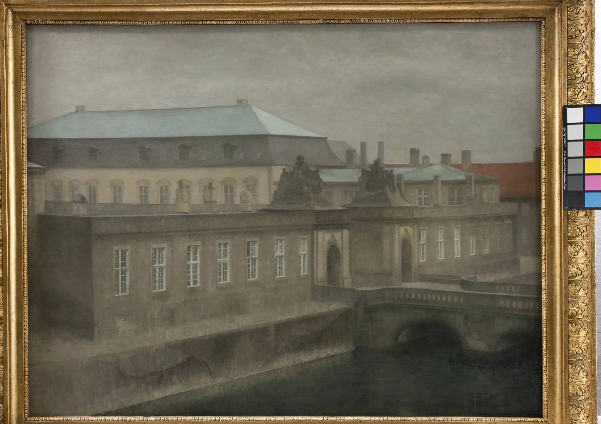 View of Christiansborg Palace. Late Autumn, detail