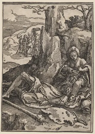 The Power of Women: Samson and Delilah, by Lucas van Leyden, 1518