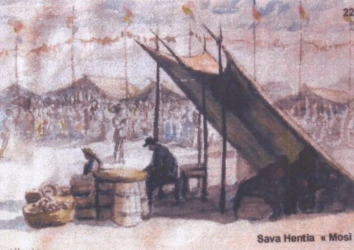 Moși, detail