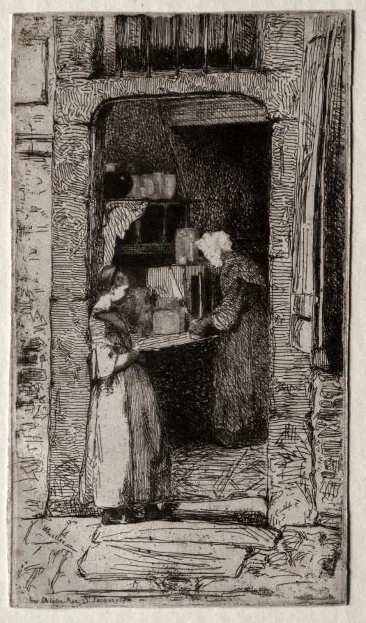 La Marchande de Moutarde, detail