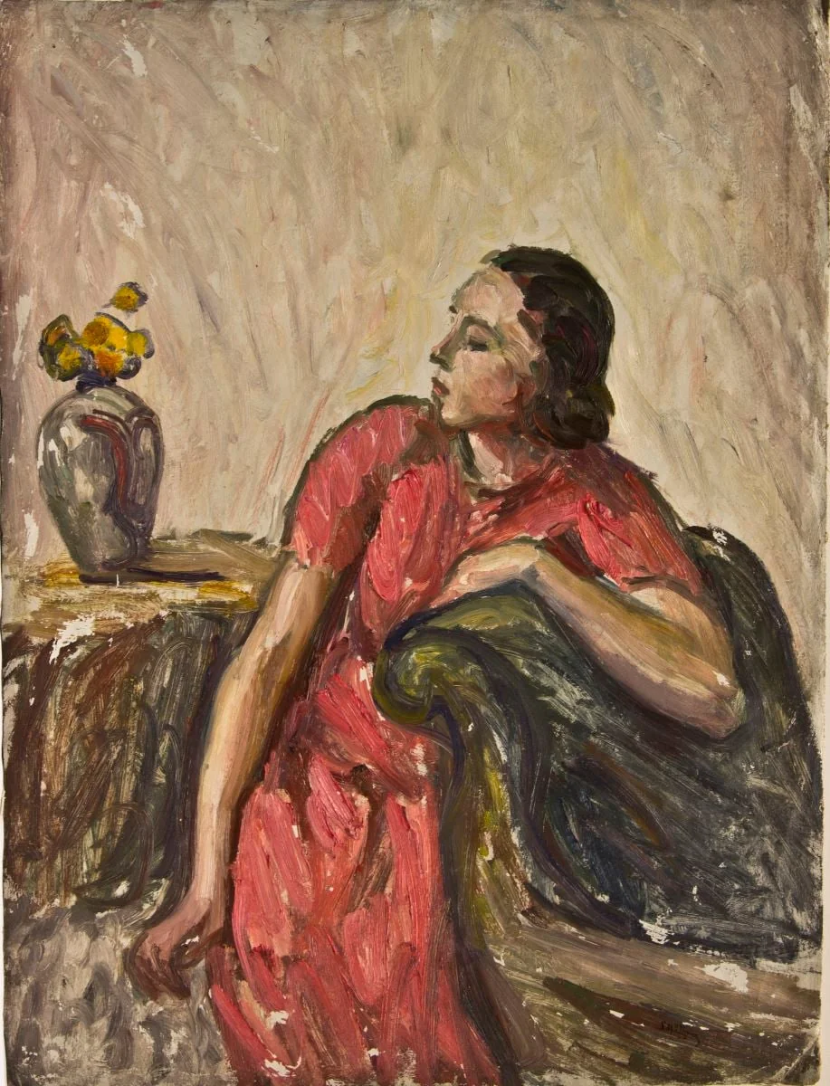 Portret de femeie, detail