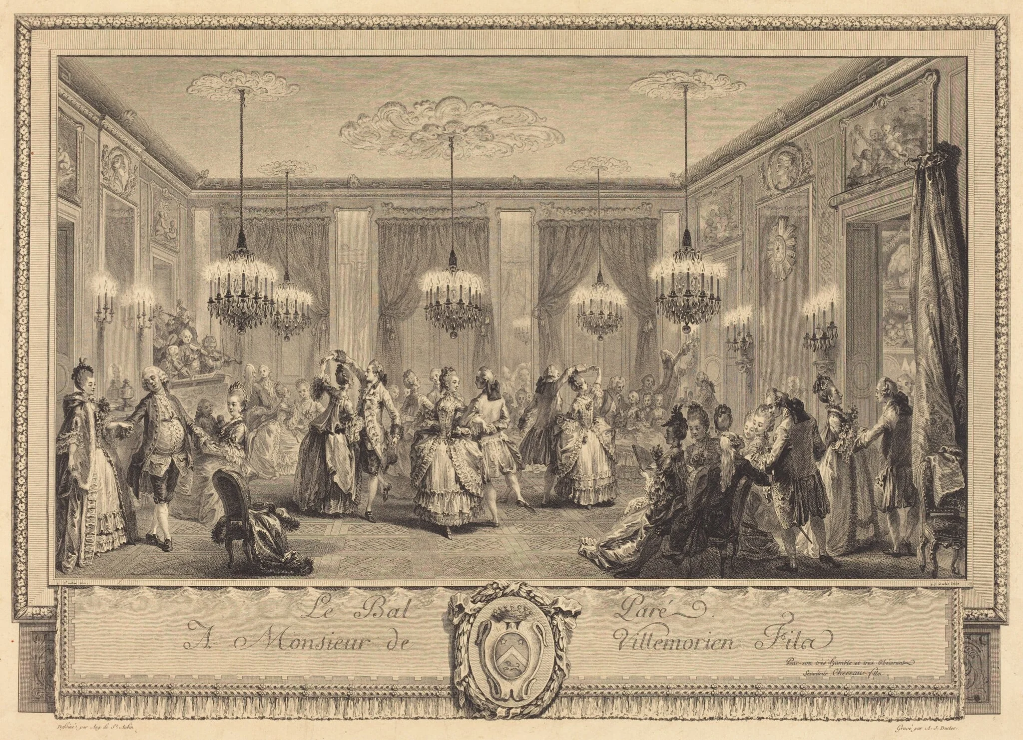Le bal pare, detail