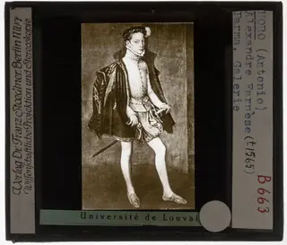 Anthonis Mor van Dashorst. Alessandro Farnese, by Antonis Mor, unspecified, 1557