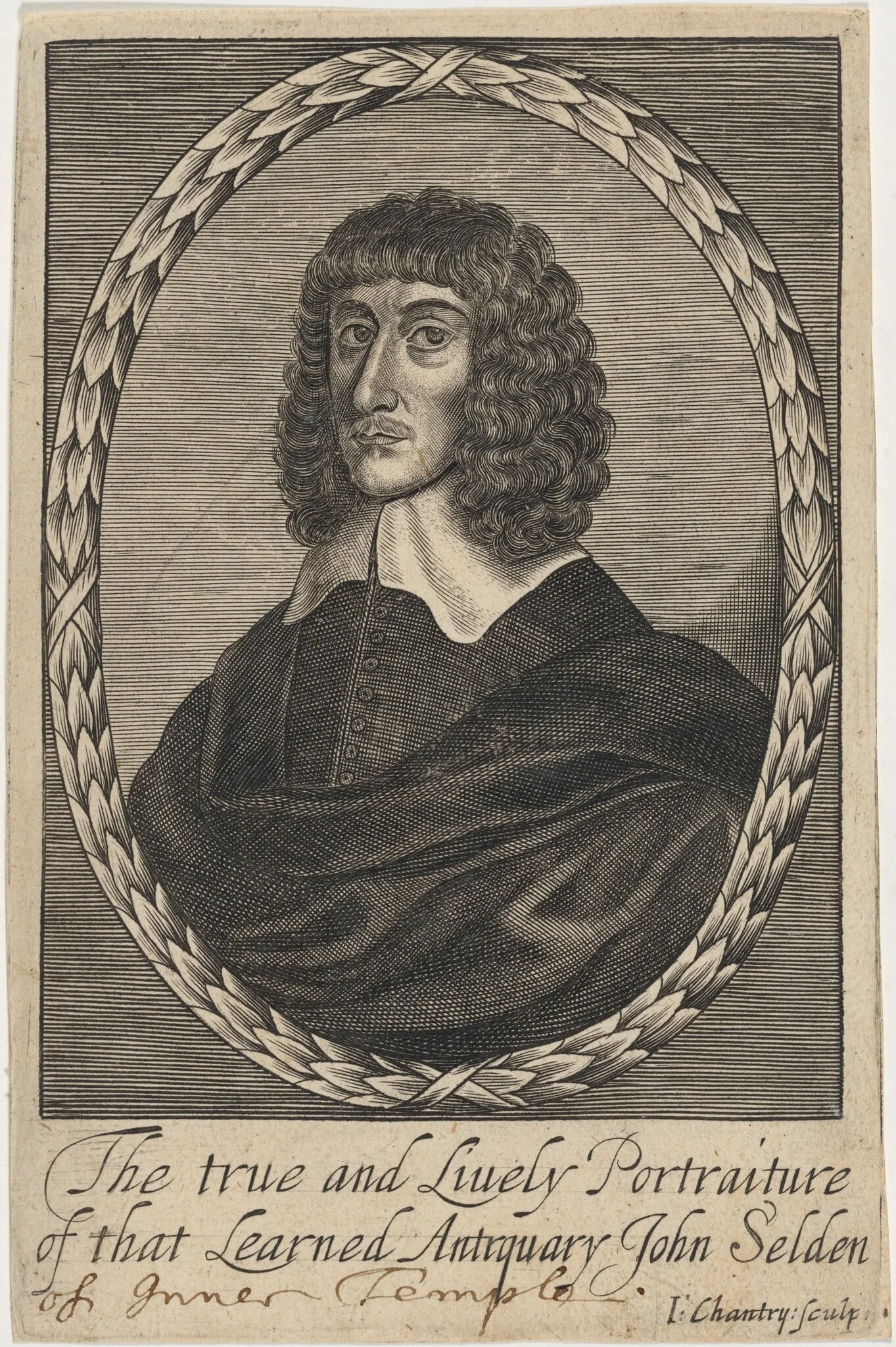 John Selden, Jurist and Antiquary, detail