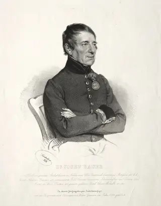 Portrait of Dr. Jospeh Hauer, by Josef Kriehuber, 1838