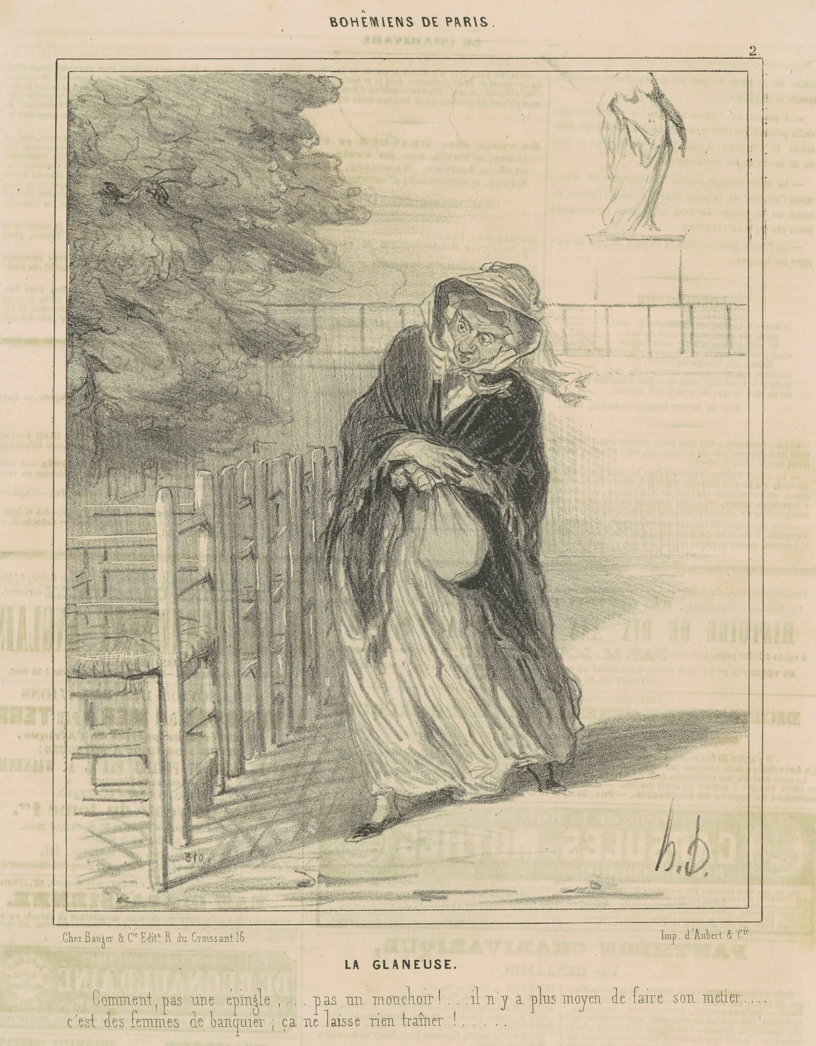 La Glaneuse, detail