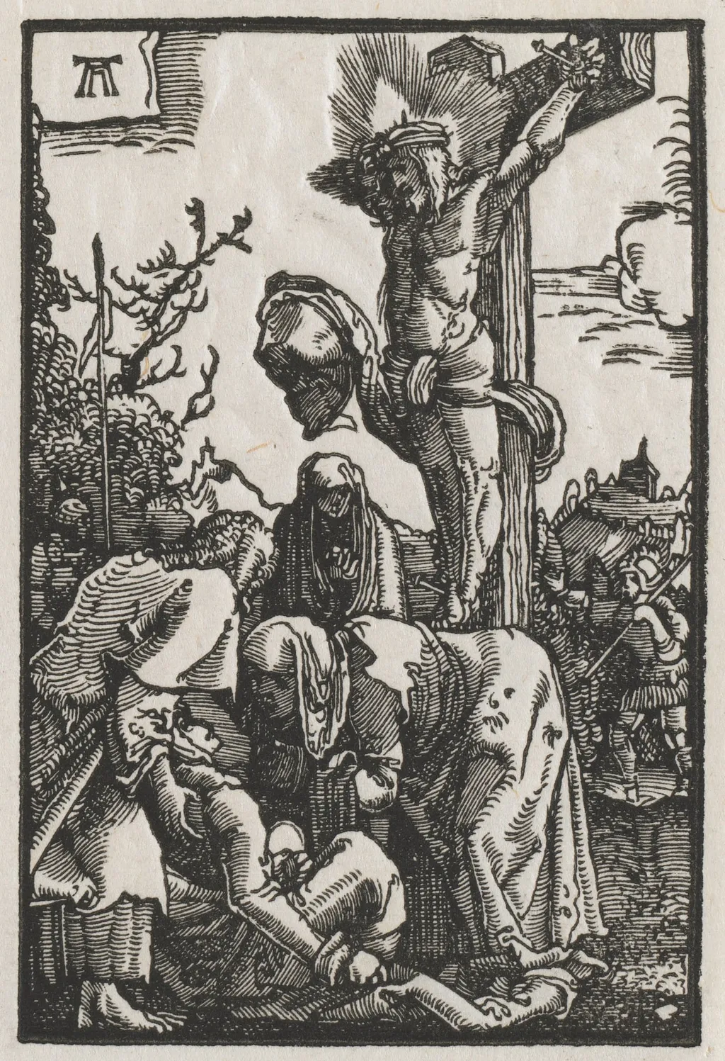 The Fall and Redemption of Man:  Christ on the Cross, by Albrecht Altdorfer, 1515