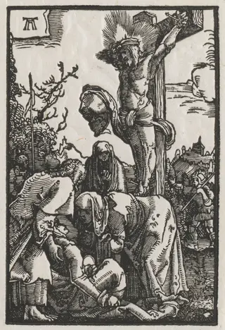 The Fall and Redemption of Man:  Christ on the Cross, by Albrecht Altdorfer, 1515