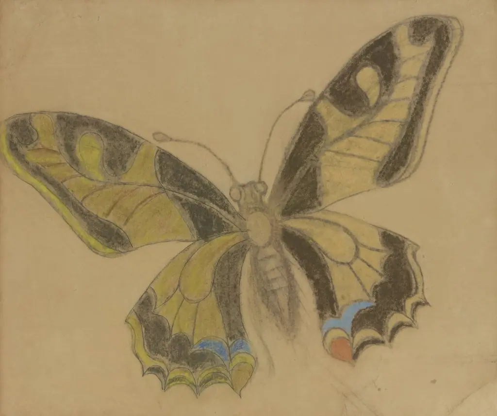 Butterfly (Old World Swallowtail), by Stanisław Wyspiański, unspecified, 1899