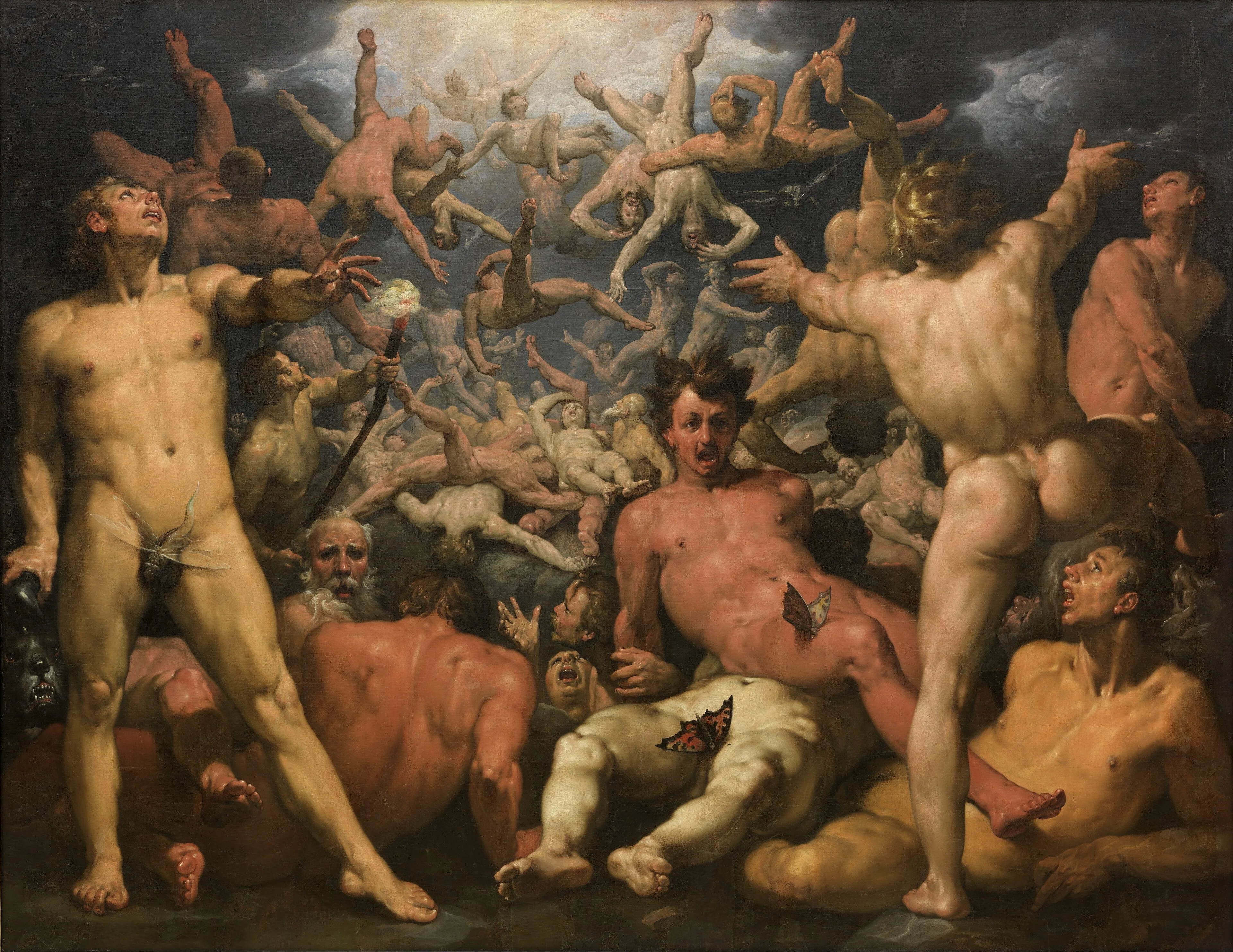The Fall of the Titans, detail