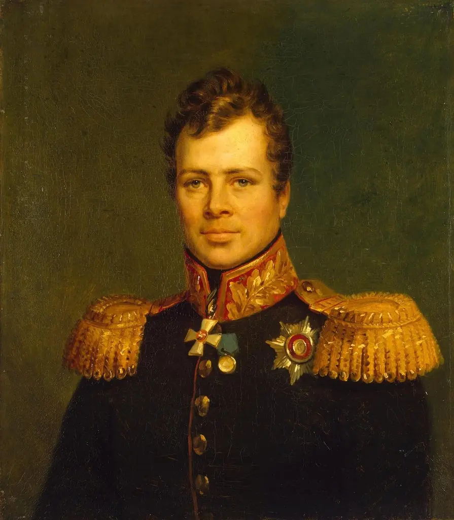 Portrait of Maxim I. Damas (1785-1862), by George Dawe, oil, 1823