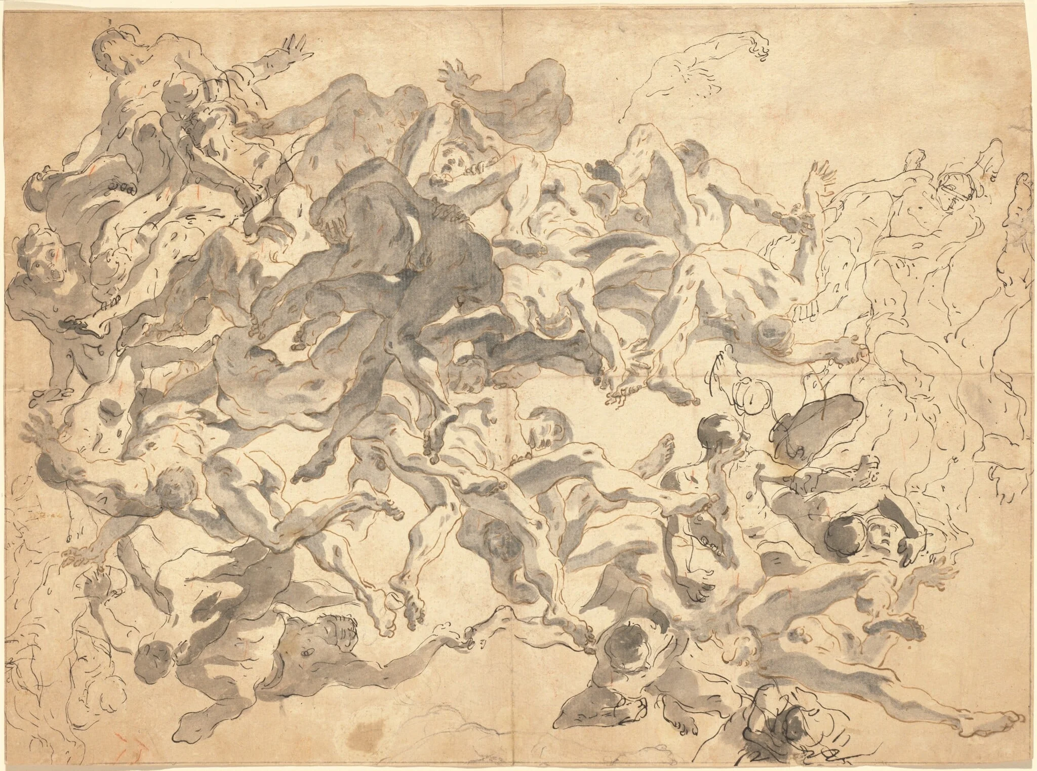The Fall of the Rebel Angels, detail