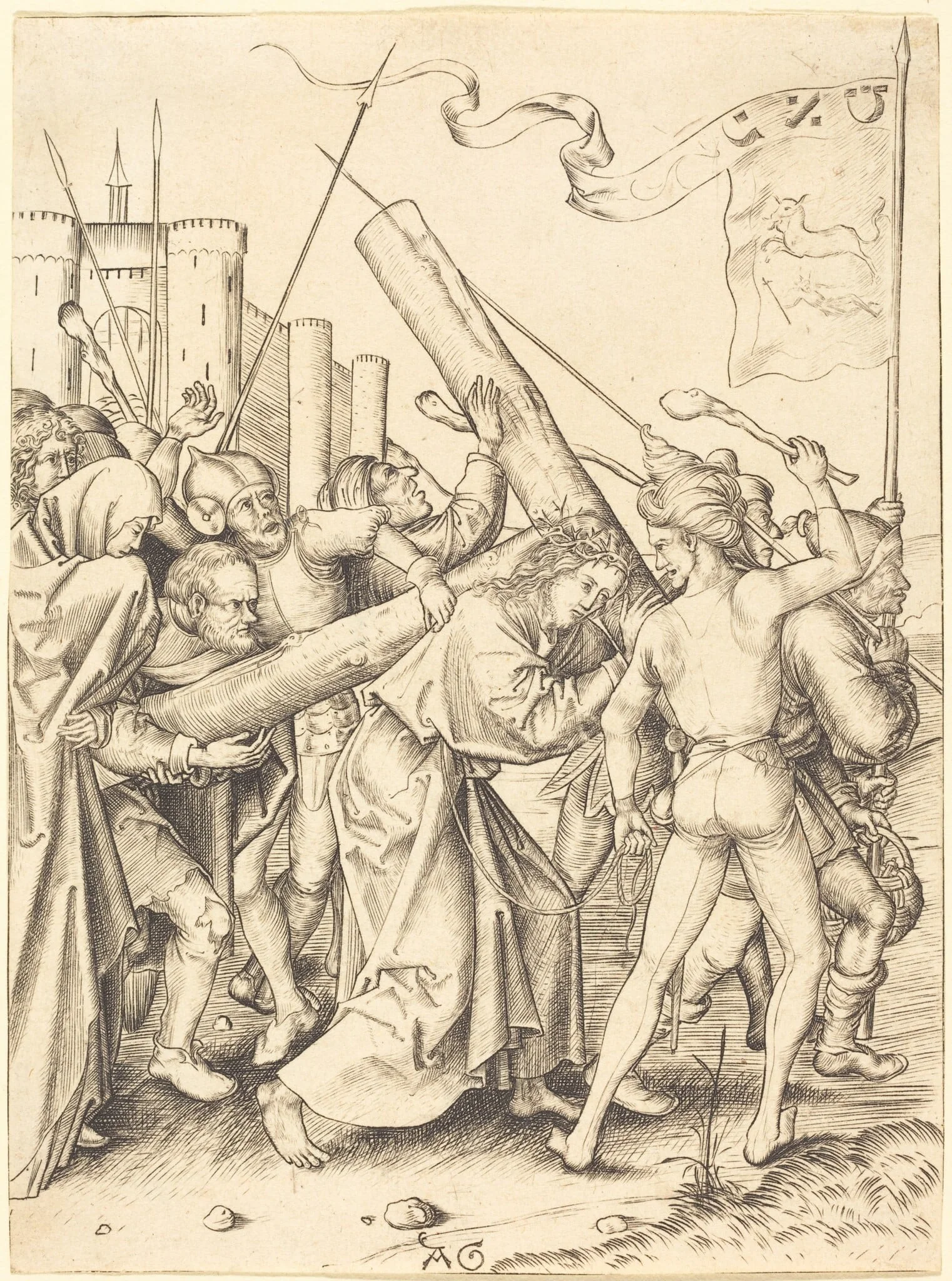 Christ Carrying the Cross, detail