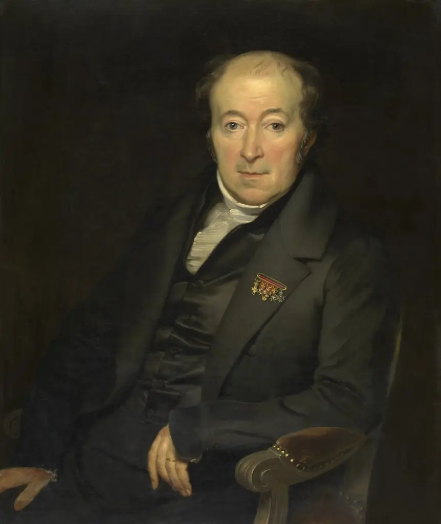 The Painter Mattheus Ignatius van Bree, by Antoon Van Ysendyck, oil, 1849