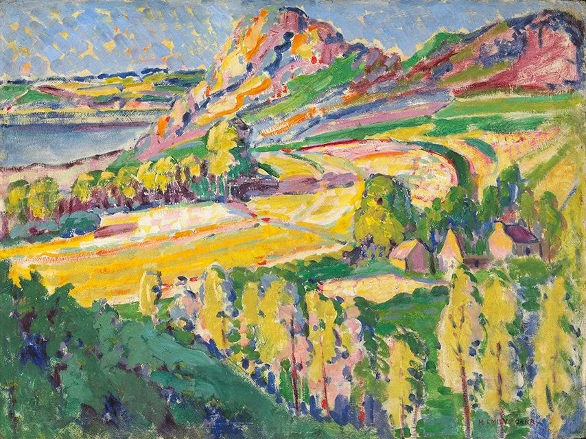 Autumn in France, detail