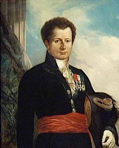 Portrait of Blaise-Francois-Aldegonde de Jouvencel (1762-1840), Maire de Versailles (1813-1816), detail