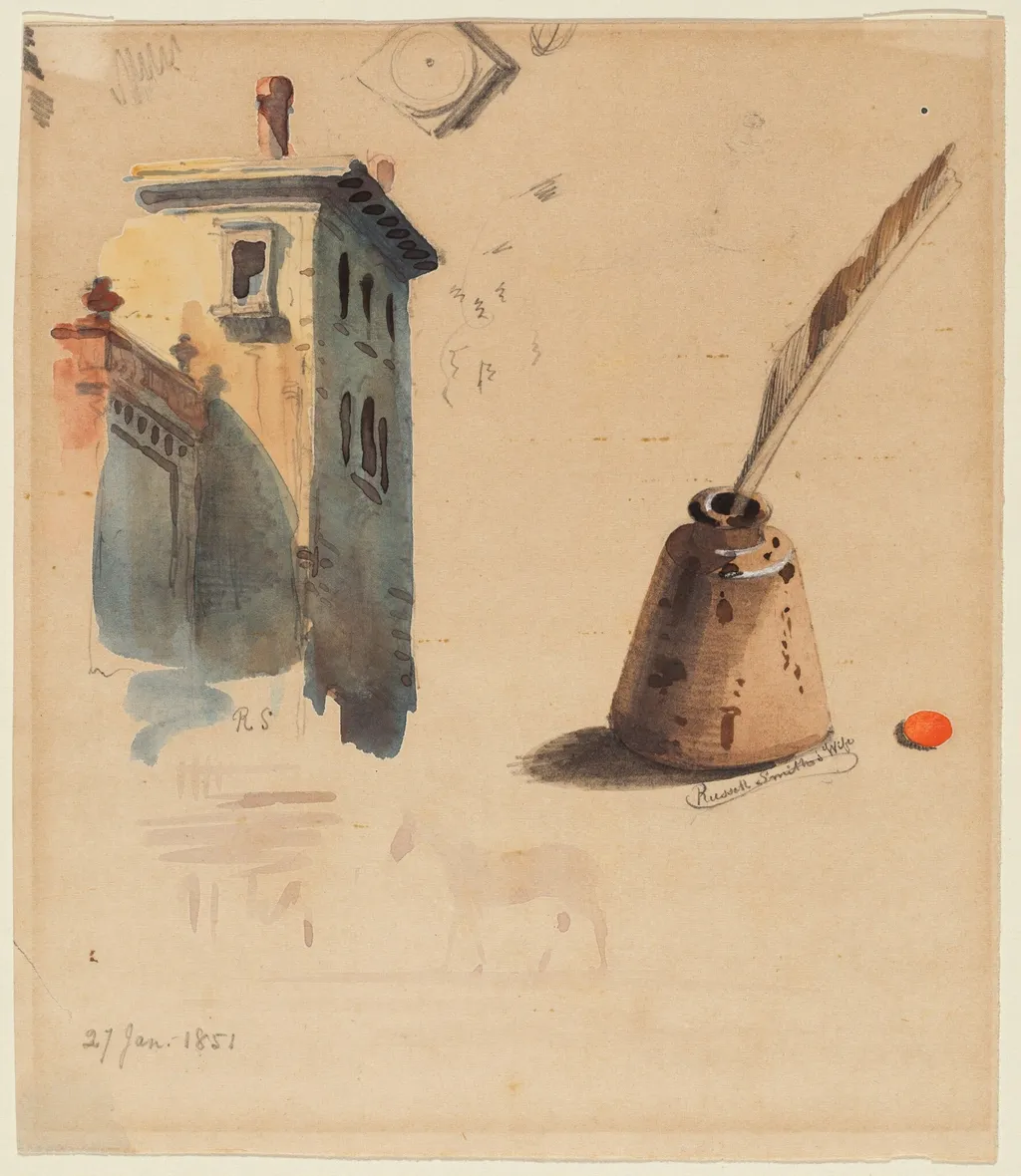 Untitled, by Russell Smith, graphite, 1851