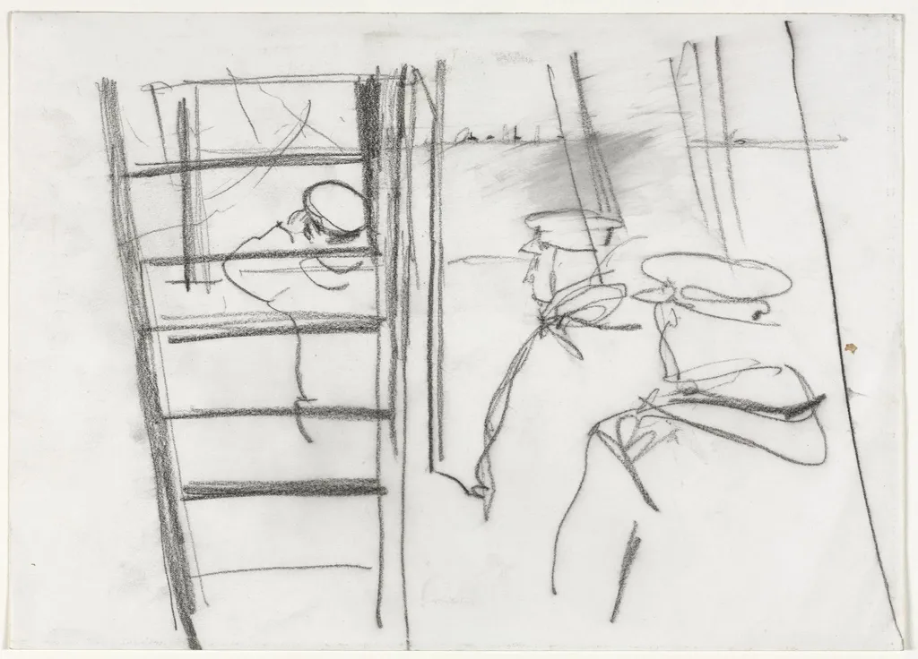 On Deck, by Muirhead Bone, 1920