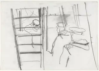 On Deck, by Muirhead Bone, 1920