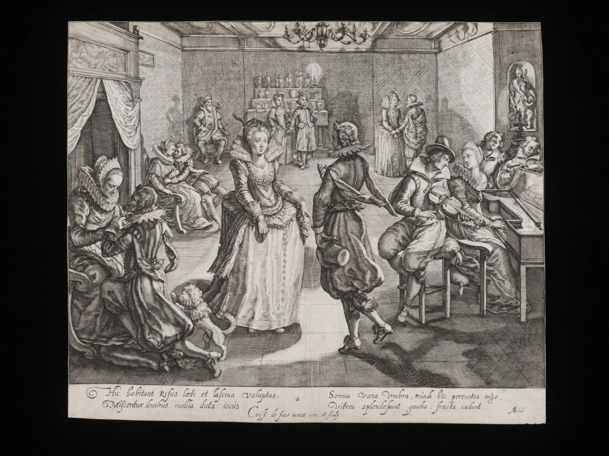 Feast in the house of the Rich Man, detail