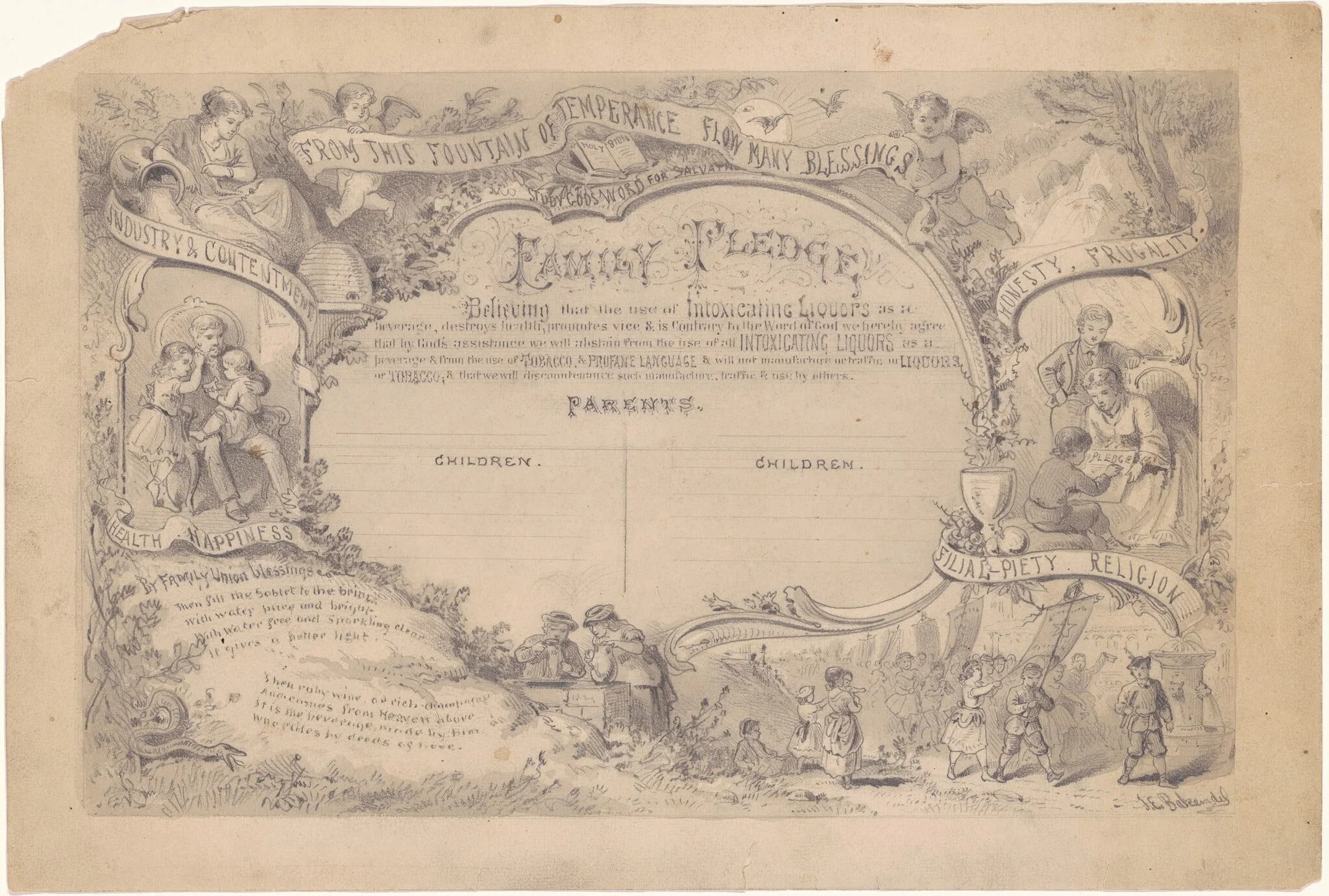 Family Pledge, detail