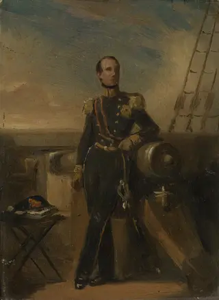 Portrait of Hendrik, Prince of the Netherlands, by Nicolaas Pieneman, oil, 1850