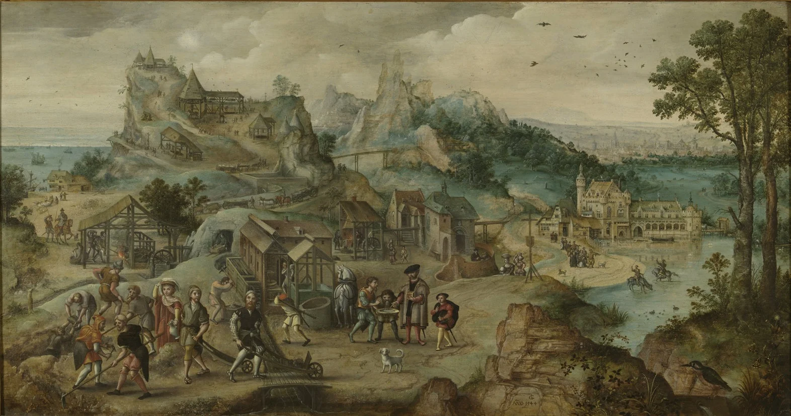 De kopermijn, detail