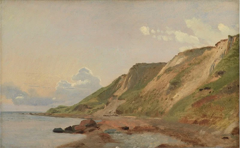Study of Cliffs at the South Coast of Refsnæs, detail