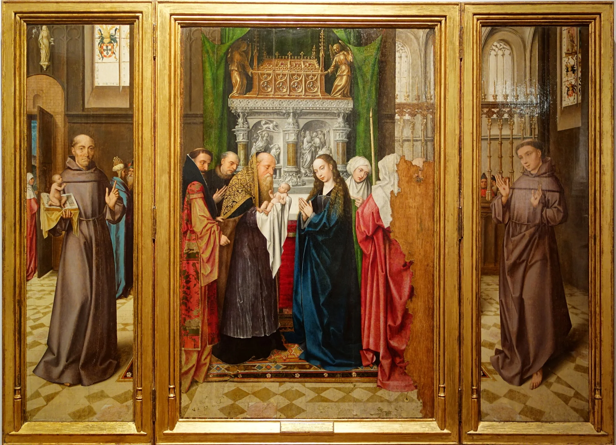 Triptych of the Presentation of Jesus in the Temple, detail