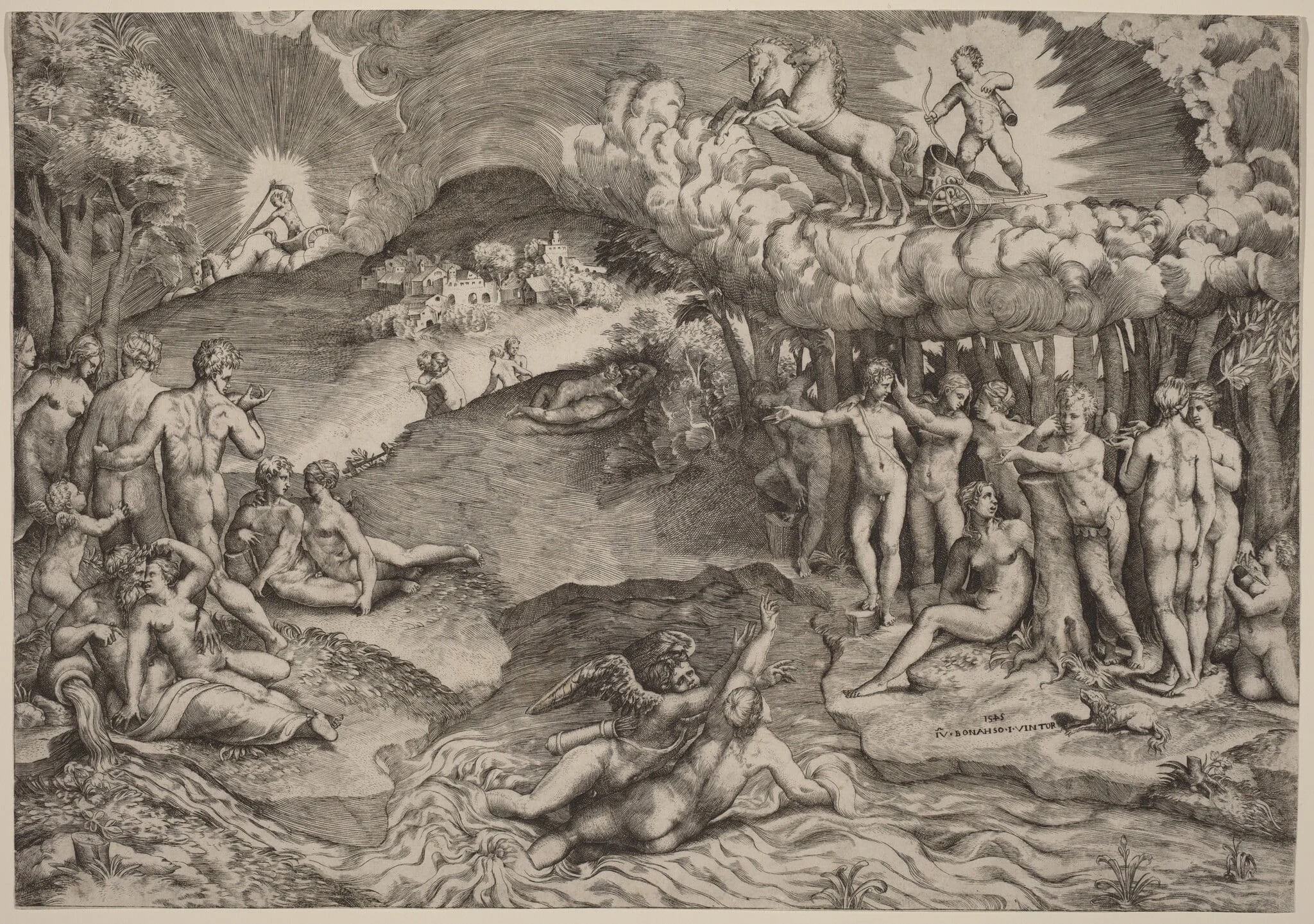 The Triumph of Love, detail