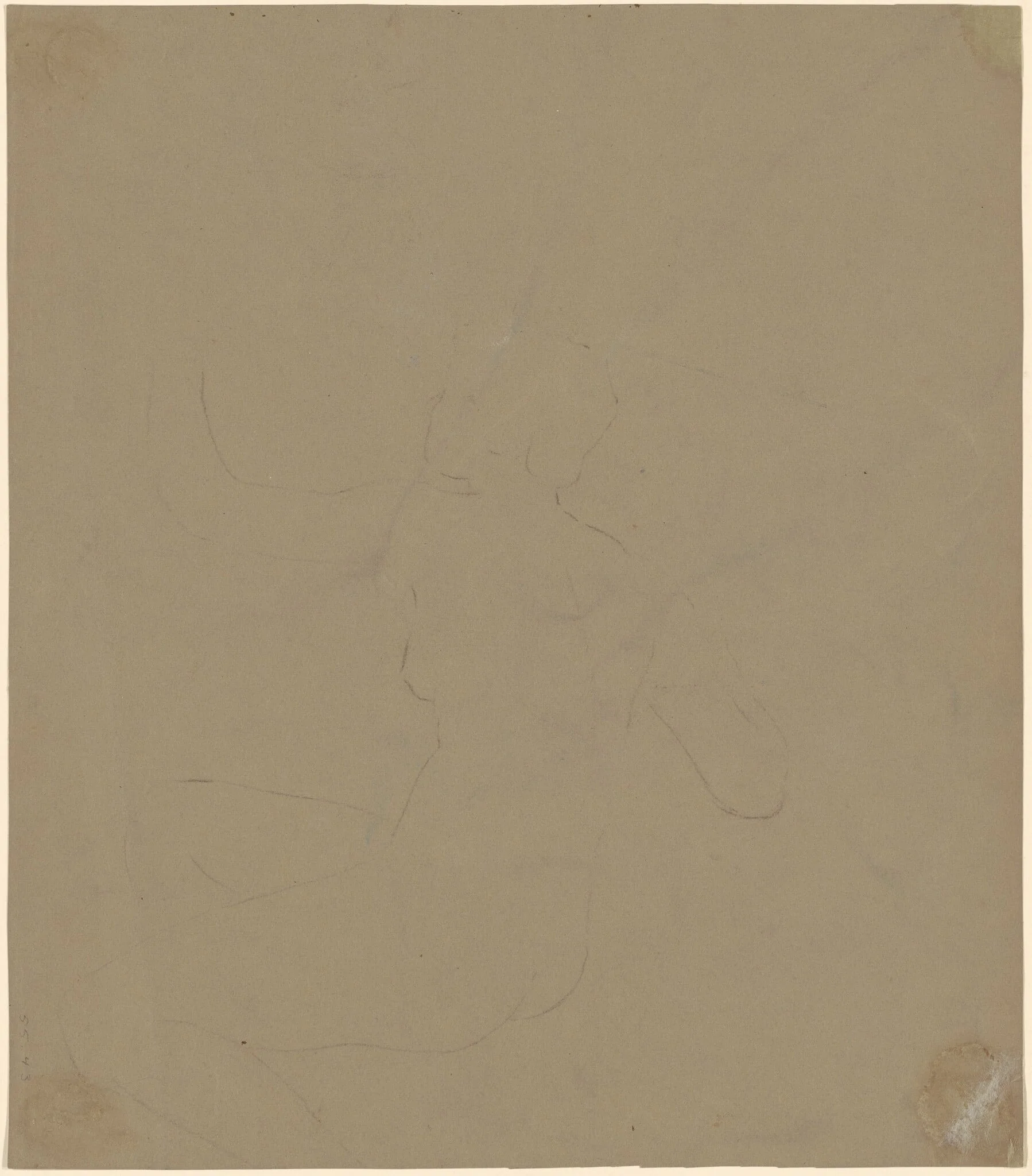 Study of a Female Nude, detail