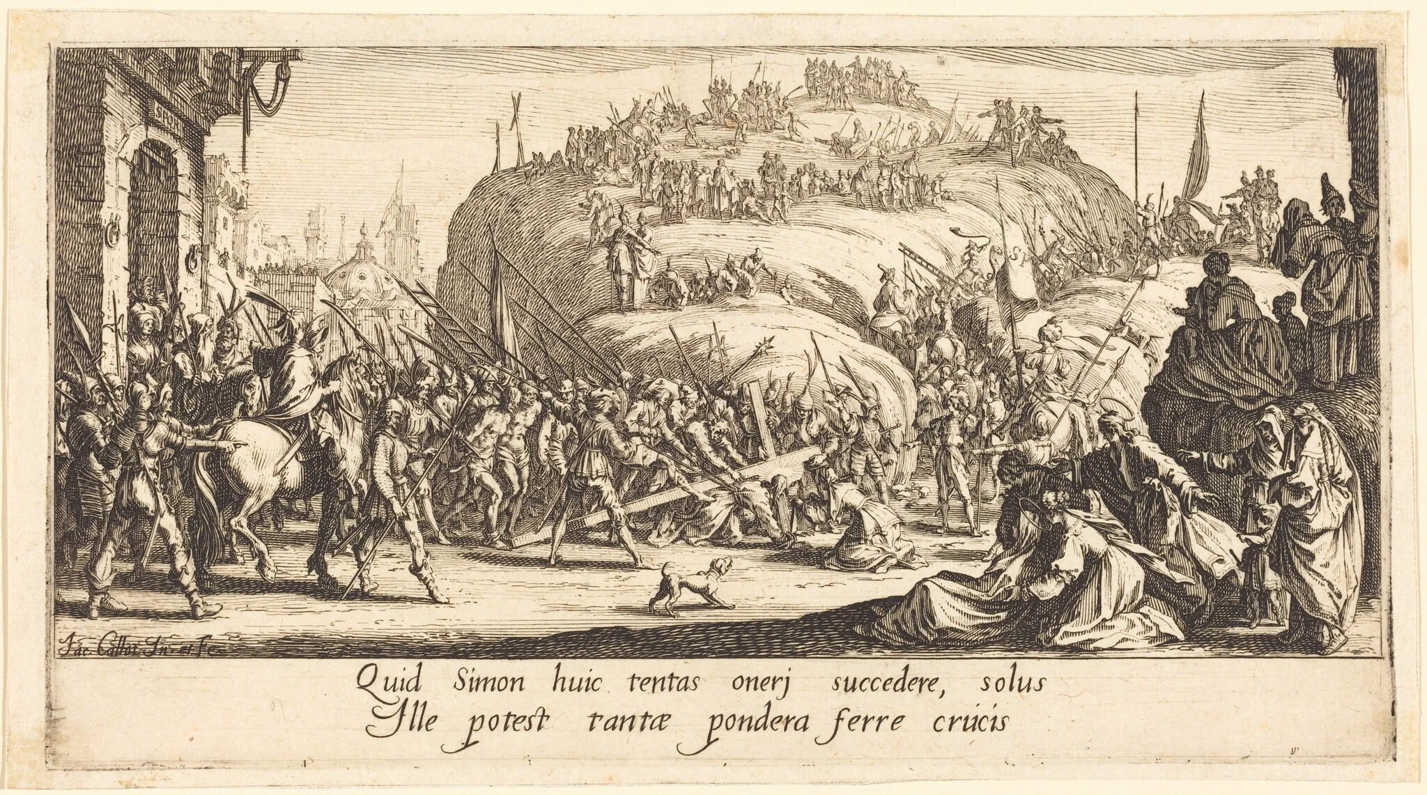 The Carrying of the Cross, detail