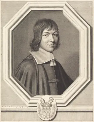 Charles-Maurice Le Tellier, by Robert Nanteuil, ink, 1663