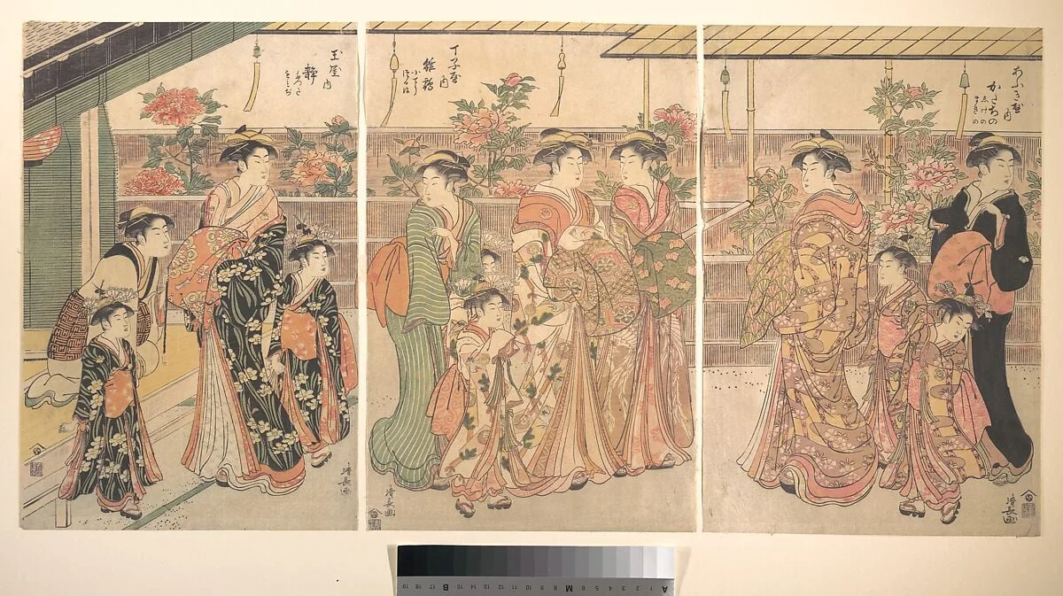 仲の町の牡丹|The Peony Show, detail