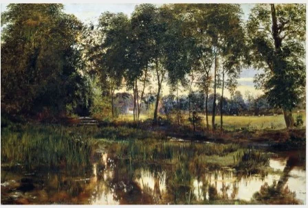 A View of Rye Water near Leixlip, detail